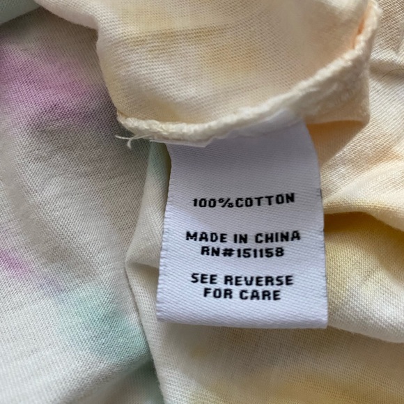 525 America Short Sleeve T-shirt Tee Top Tie -Dye 100% Cotton M - Picture 4 of 4